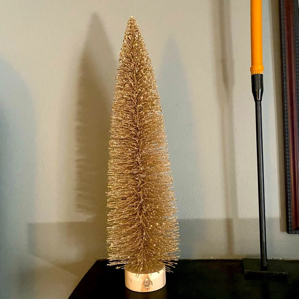 West Elm Glitter Brush Tree